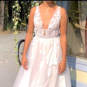 Galatea in titanium by Watters/BHLDN/Willowby